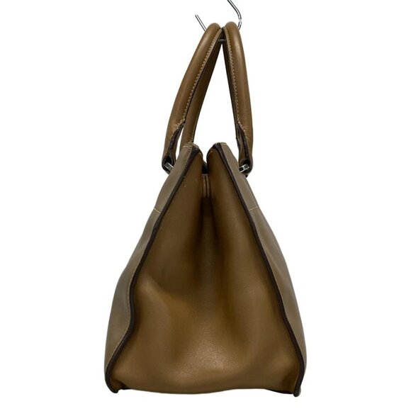 PRADA - Brown Leather Tote Bag 543-061625 - Picture 3 of 14